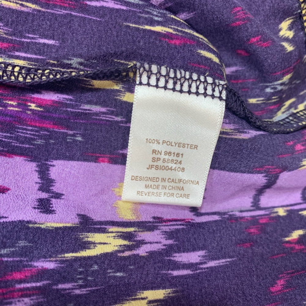 BeBop women’s purple print dress - Picture 7 of 7
